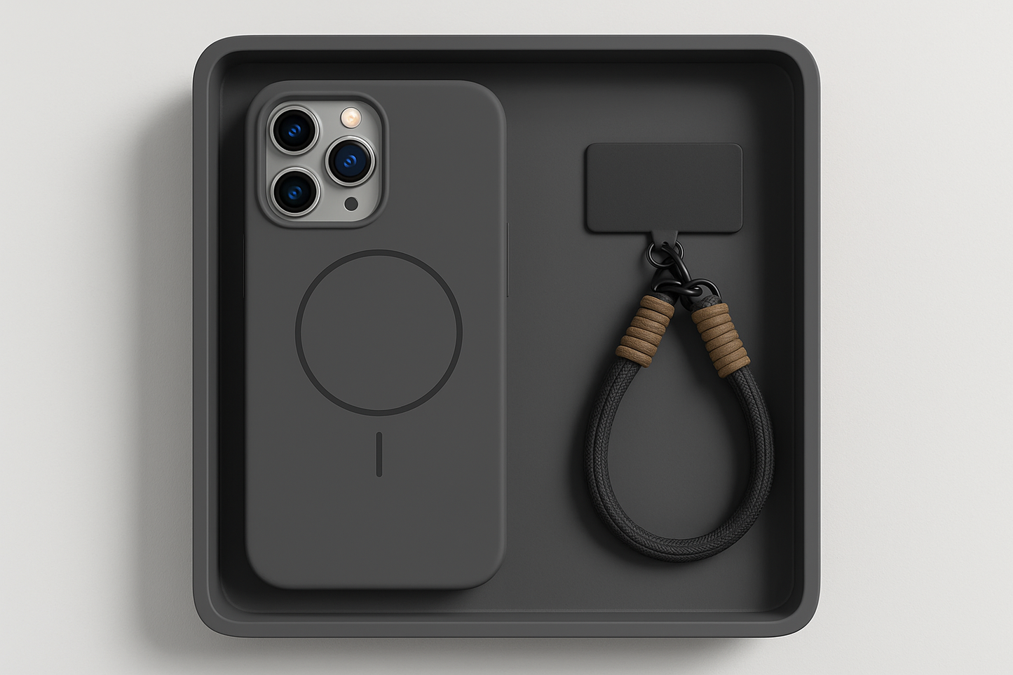Dark Gray Liquid Silicone iPhone Case